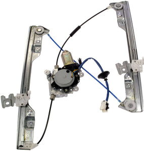 One New Front Left Power Window Regulator with Motor Dorman 741-906