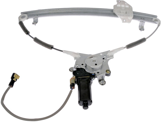 One New Front Left Power Window Regulator with Motor Dorman 748-300