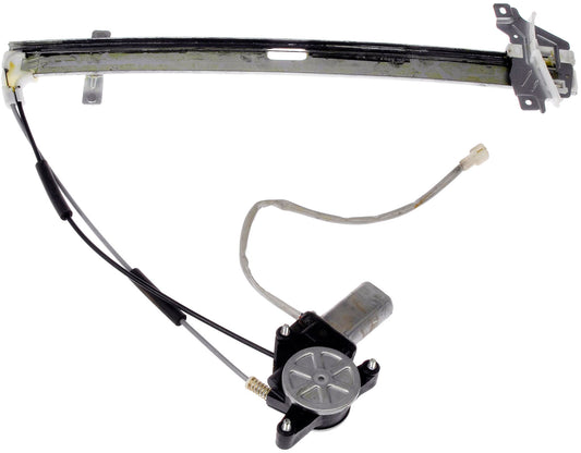 One New Front Left Power Window Regulator with Motor Dorman 748-360