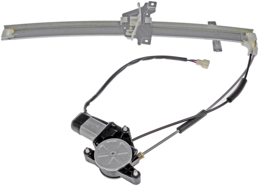 One New Front Right Power Window Regulator with Motor Dorman 748-365