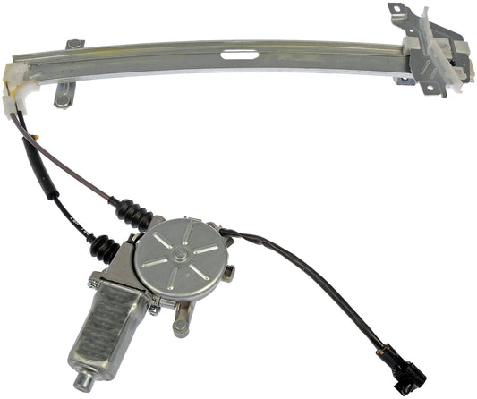 One New Rear Left Power Window Regulator with Motor Dorman 748-372
