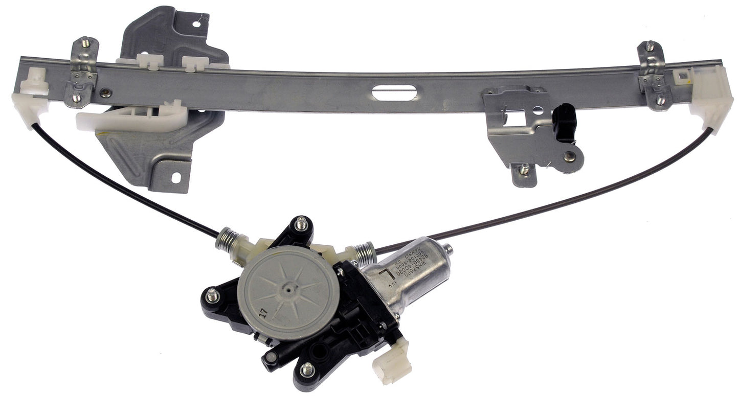 One New Left Sliding Door Power Window Regulator with Motor Dorman 748-462