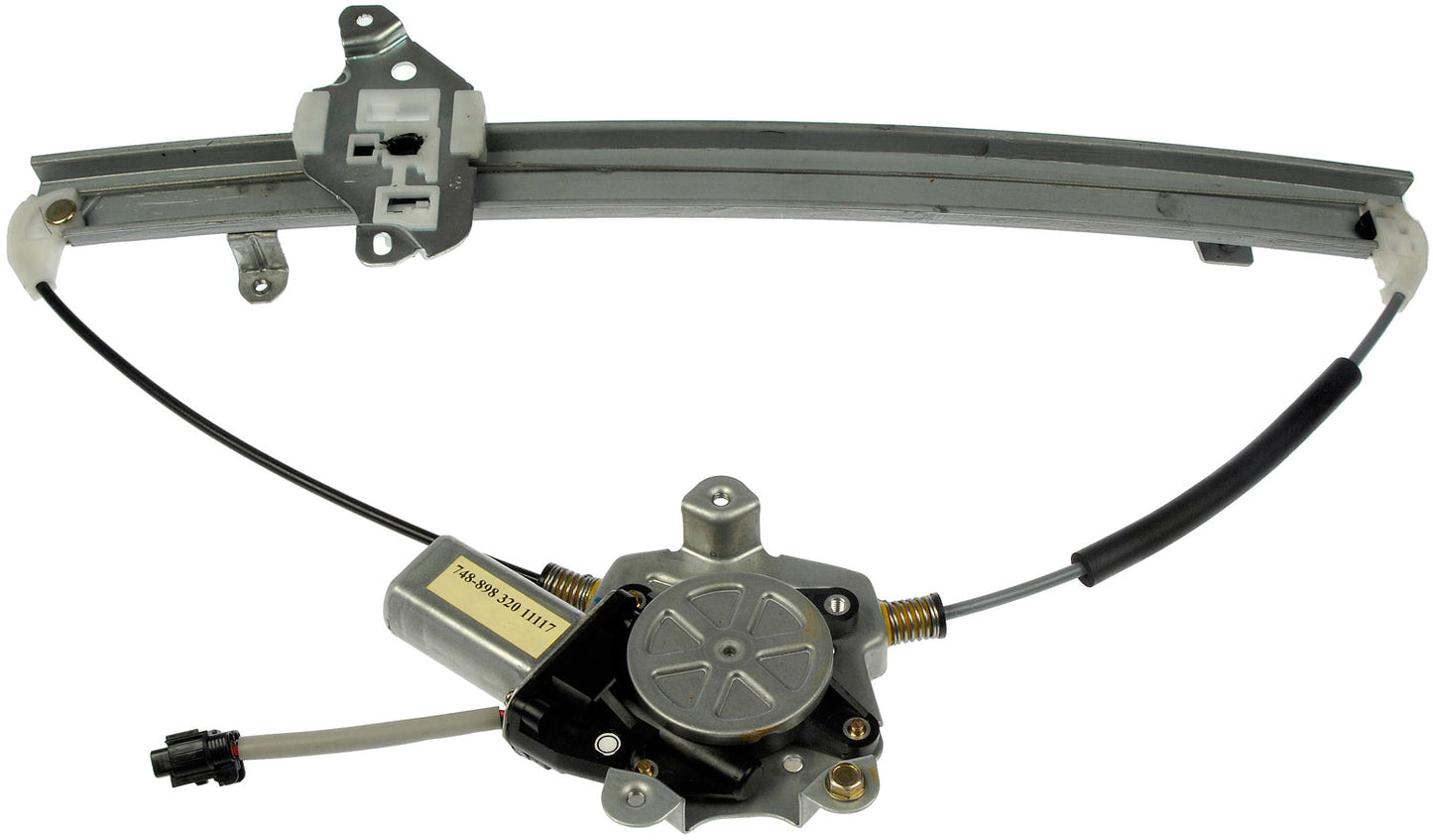 One New Rear Left Power Window Regulator with Motor Dorman 748-898