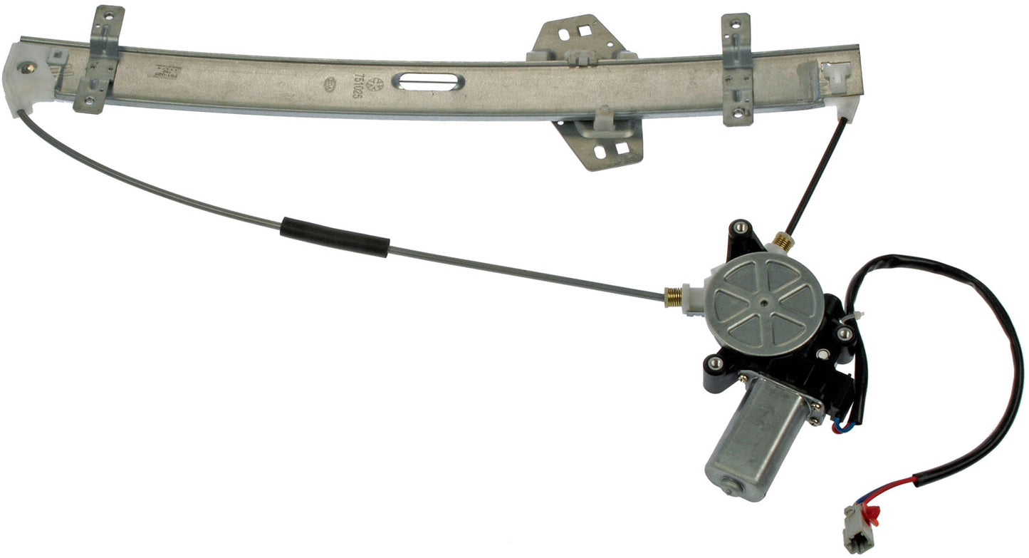 One New Front Right Window Regulator with Motor Dorman 751-025
