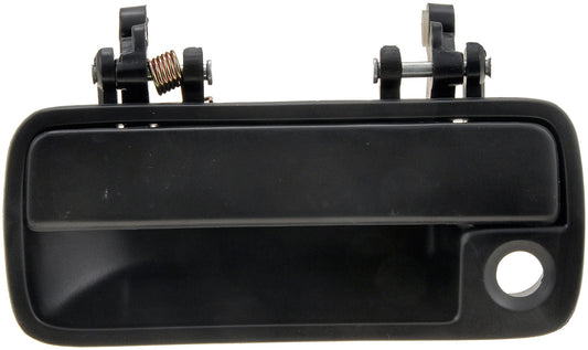 Front Left Black Exterior Door Handle (Dorman 77735) Driver Side, Smooth Texture