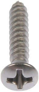 Self Tapping Screw-Stainless Steel-Oval Head-No6 x 1/2