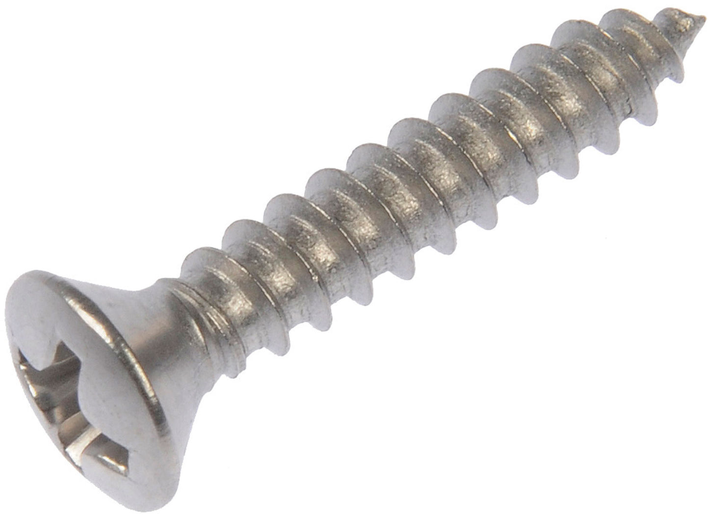 Self Tapping Screw-Stainless Steel-Oval Head-No6 x 1/2", 3/4" - Dorman# 784-100