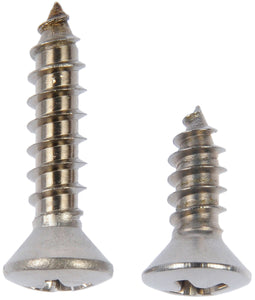 Self Tapping Screw-Stainless Steel-Oval Head-No8 x 1/2