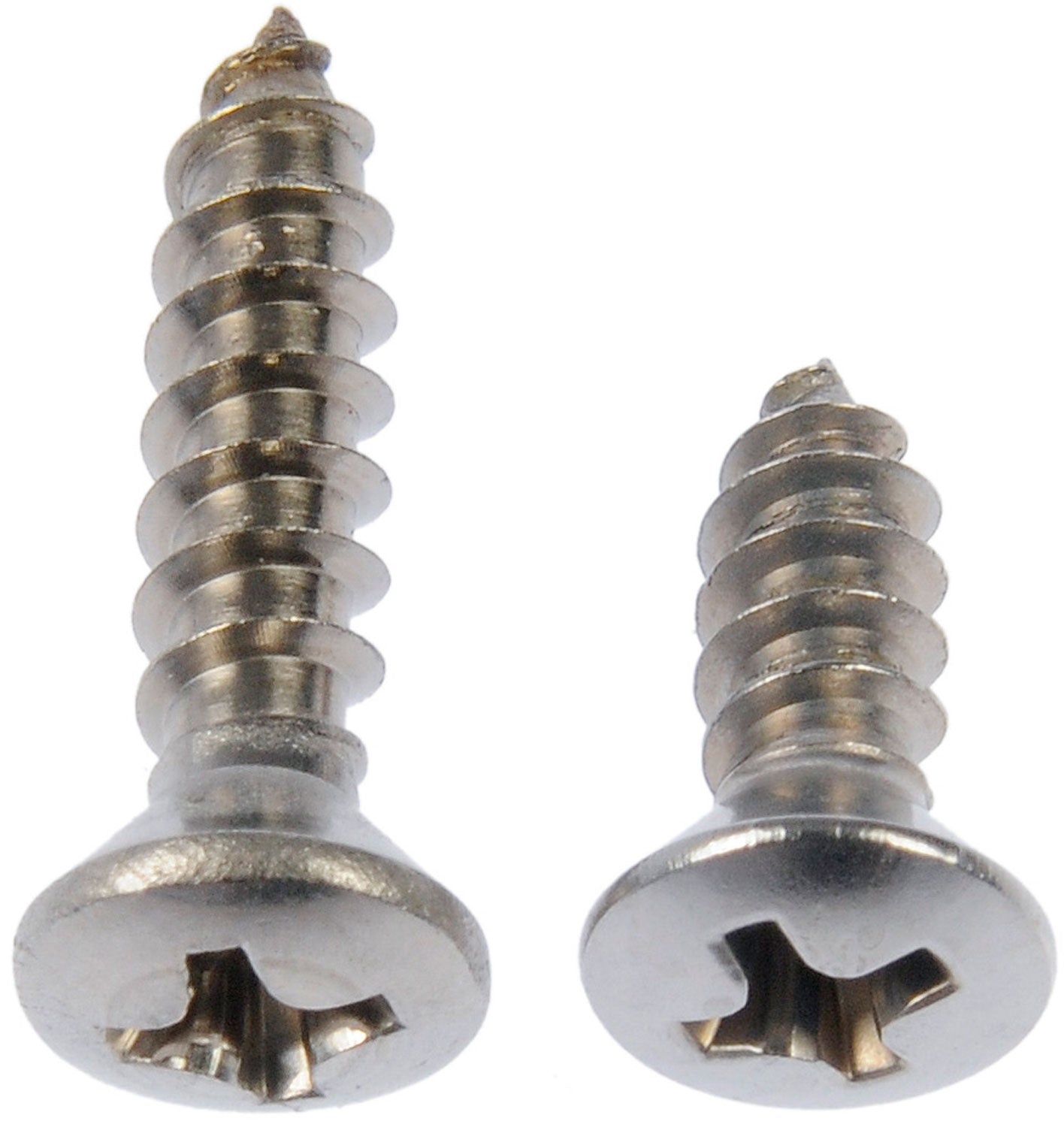 Self Tapping Screw-Stainless Steel-Oval Head-No8 x 1/2", 3/4" - Dorman# 784-115