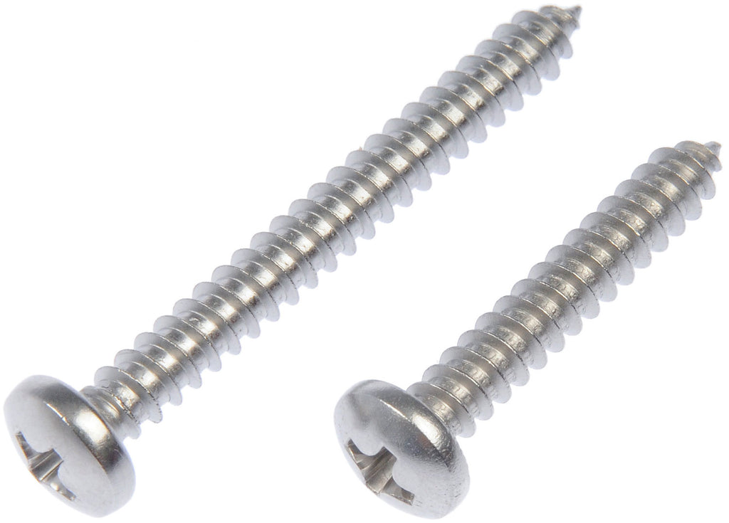 Self Tapping Screw-Stainless Steel-Pan Head-No8 x 1