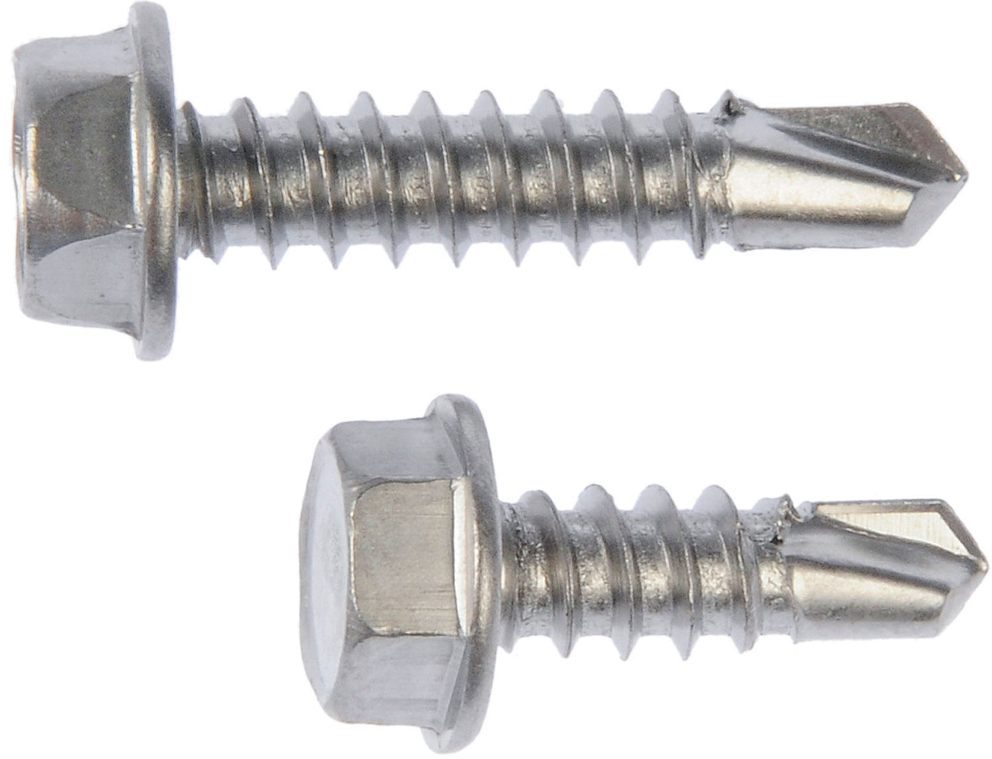 Hex Washer Head Stnls Steel Self Tapping Screw No8x1/2", 3/4" - Dorman# 784-135