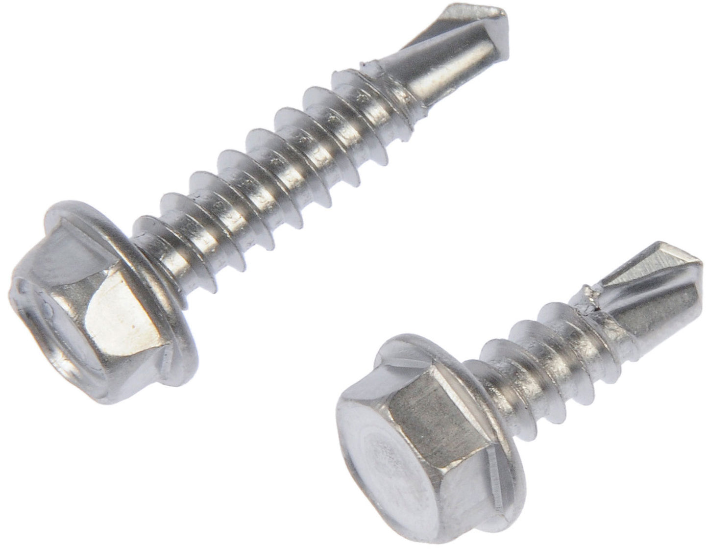 Hex Washer Head Stnls Steel Self Tapping Screw No8x1/2", 3/4" - Dorman# 784-135