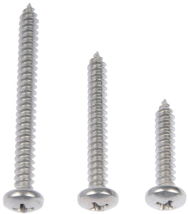 Pan Head Stainless Steel Self Tapping Screw No10x1