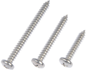 Pan Head Stainless Steel Self Tapping Screw No10x1