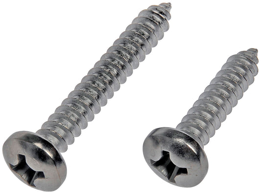Self Tapping Screw-Stainless Steel-Pan Head-No 12 x 1", 1-1/2" - Dorman# 784-170