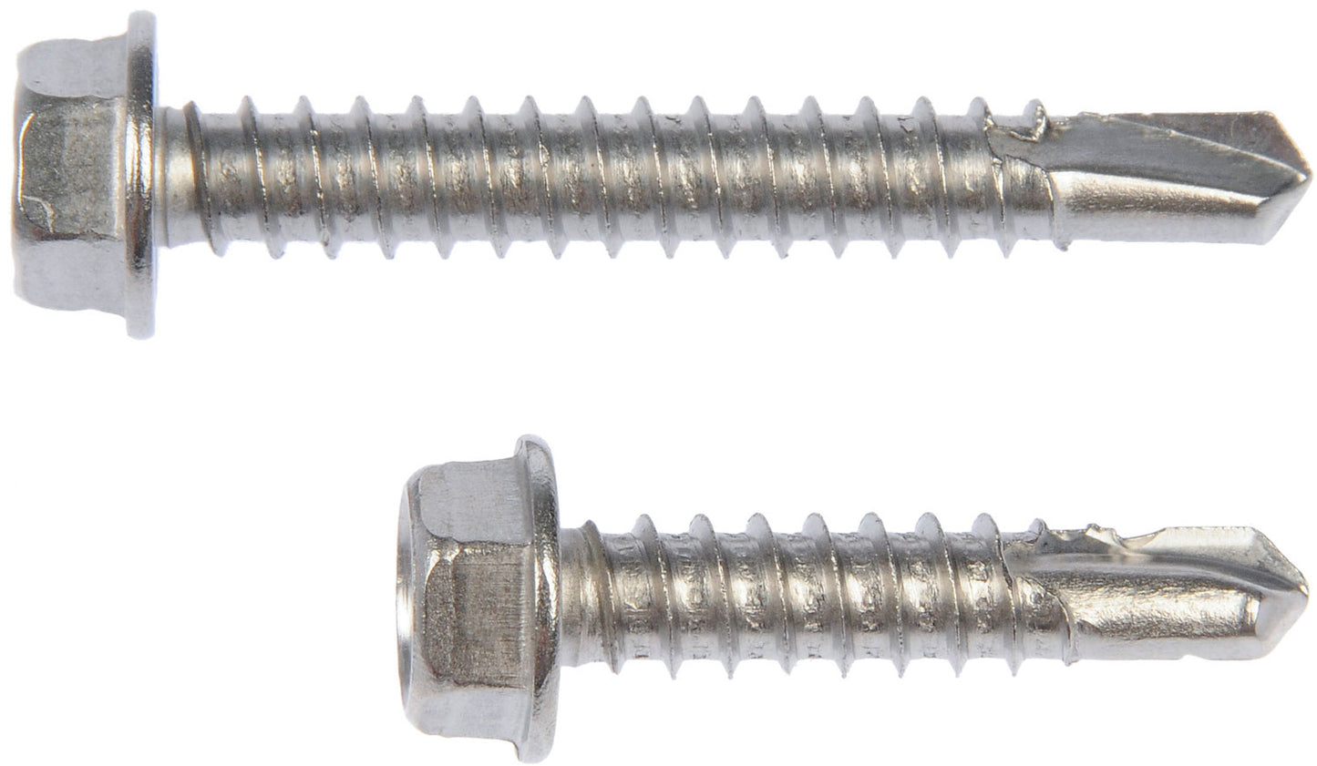 Hex Washer Head Stnls Steel Self Tapping Screw No12x1", 1-1/2" - Dorman# 784-175