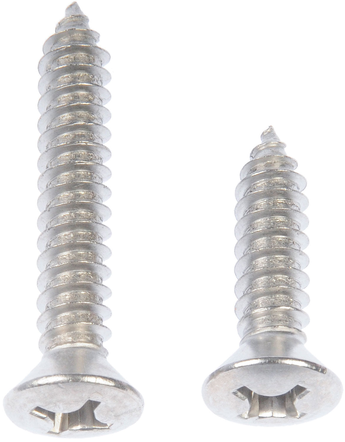 Self Tapping Screw-Stainless Steel-Oval Head-No14 x 1", 1-1/2" - Dorman# 784-180