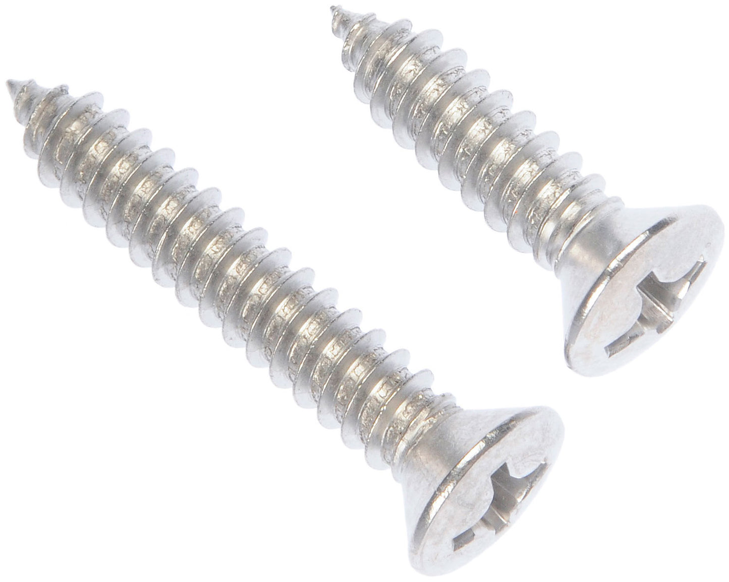 Self Tapping Screw-Stainless Steel-Oval Head-No14 x 1", 1-1/2" - Dorman# 784-180