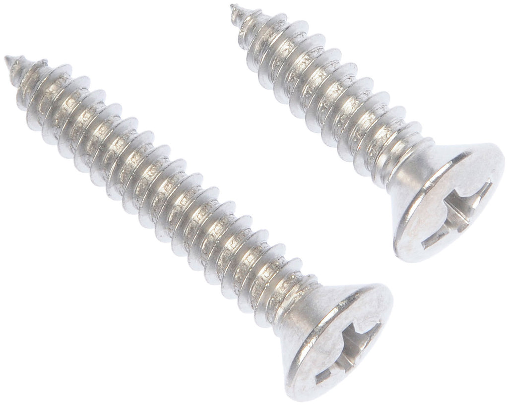 Self Tapping Screw-Stainless Steel-Oval Head-No14 x 1