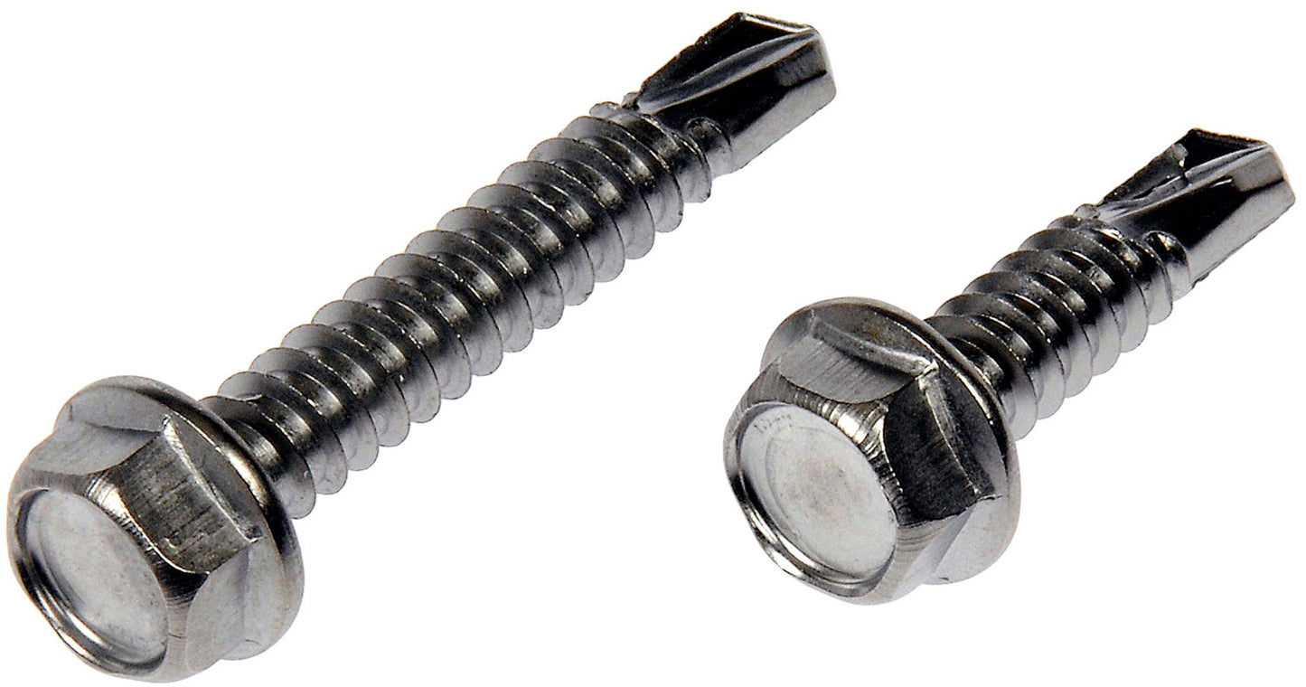 Hex Washer Head Stnls Steel Self Tapping Screw No14x1", 1-1/2" - Dorman# 784-190