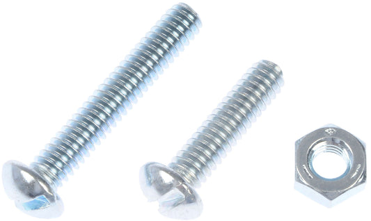 Stove Bolt With Nuts - 1/4-20 x 1 In.- 1-1/2 In. - Dorman# 784-610