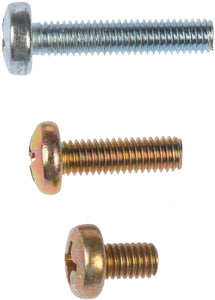 License Plate Fasteners Kit-M6-1.0 x 10mm,20mm,30mm - Dorman# 785-100
