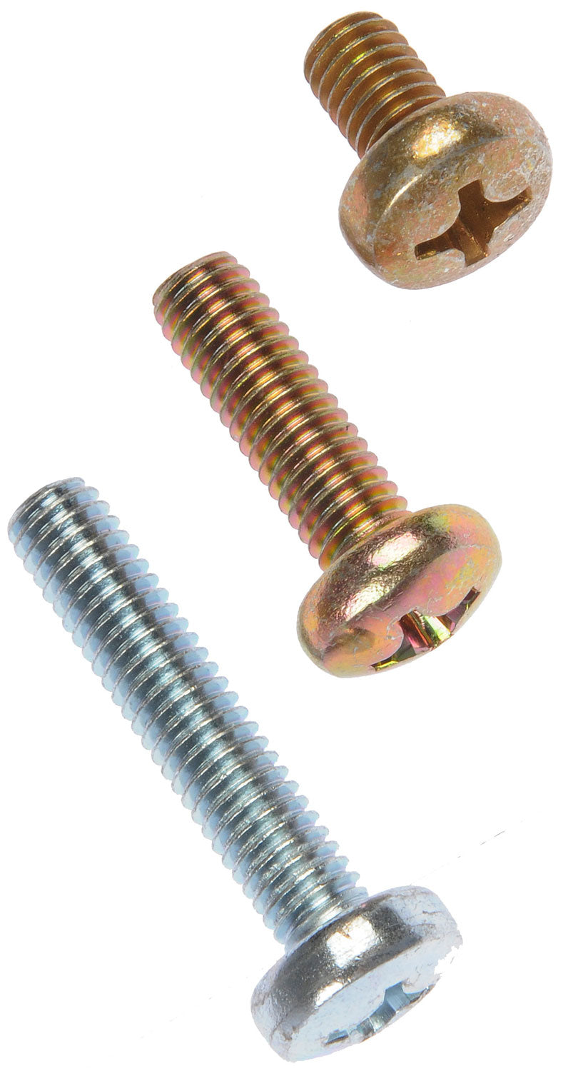 License Plate Fasteners Kit-M6-1.0 x 10mm,20mm,30mm - Dorman# 785-100
