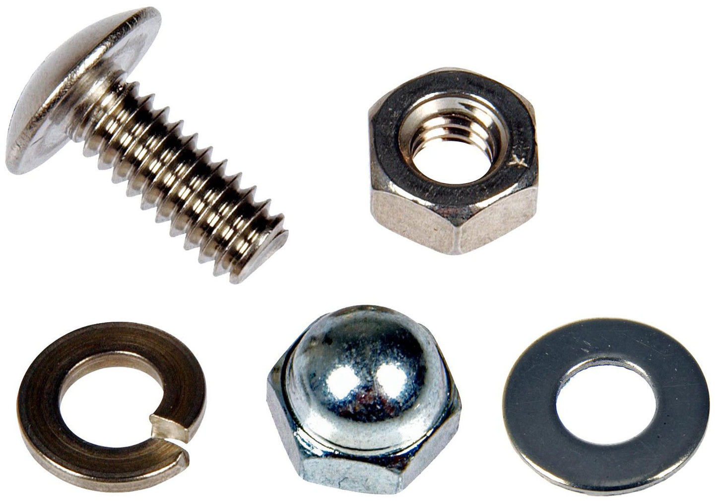 License Plate Fasteners Kit-1/4 In. x 5/8 In. - Dorman# 785-108