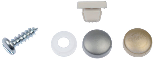 License Plate Hardware Kit-Chrome and Gold - Dorman# 785-136
