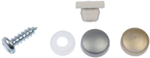 License Plate Hardware Kit-Chrome and Gold - Dorman# 785-136