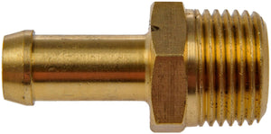 Fuel Hose Fitting-Male Connector-3/8 In. x 3/8 In. MNPT - Dorman# 785-406