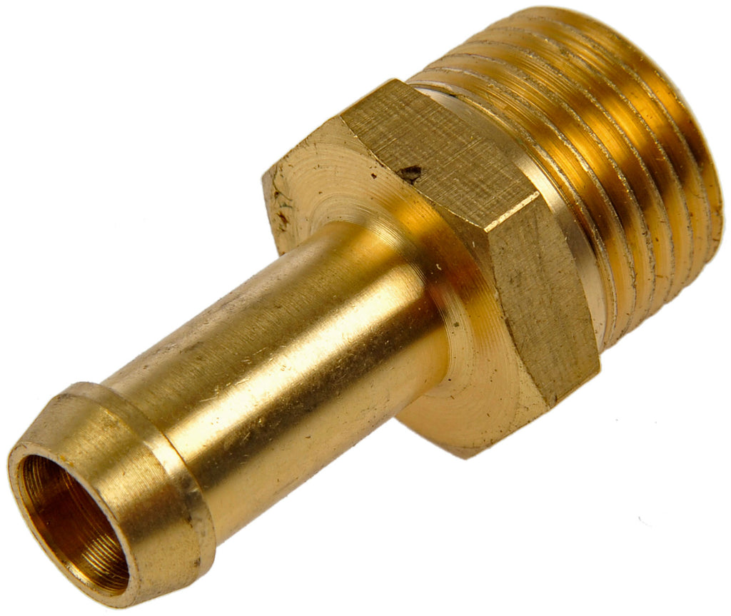 Fuel Hose Fitting-Male Connector-3/8 In. x 3/8 In. MNPT - Dorman# 785-406