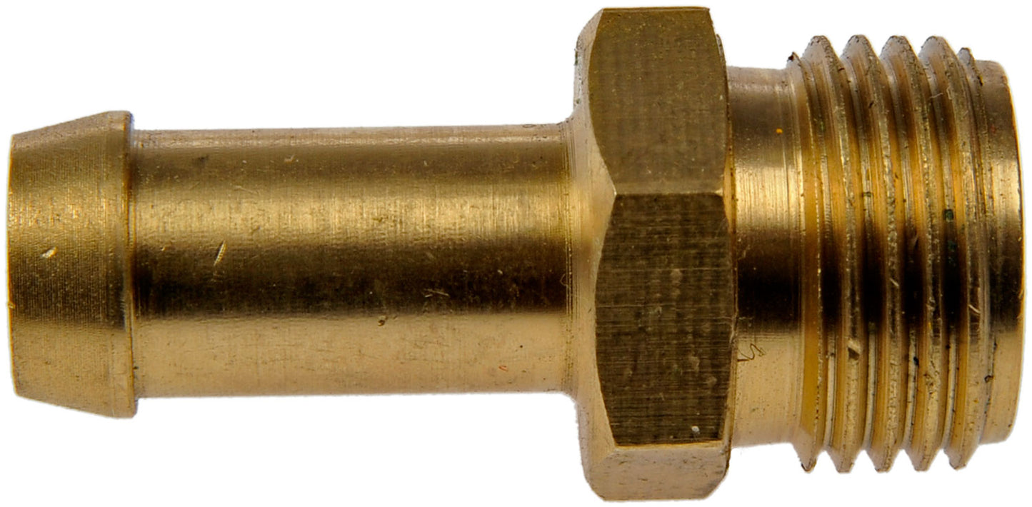 Inverted Flare Male Connector Brass Hose Fitting 3/8"x3/8" Tube Dorman 492-006.1