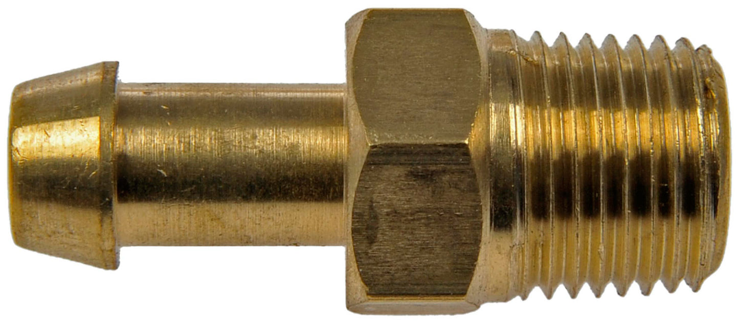 Brass Hose Fitting-Male Connector-1/4 In. x 1/8 In. MNPT - Dorman# 492-003.1