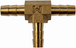 Fuel Hose Fitting-Brass Tee Connector-1/4 In. - Dorman# 493-029.1