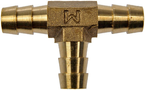 Fuel Hose Fitting-Brass Tee Connector-3/8 In. - Dorman# 493-031.1