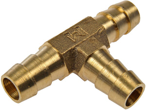 Fuel Hose Fitting-Brass Tee Connector-3/8 In. - Dorman# 493-031.1