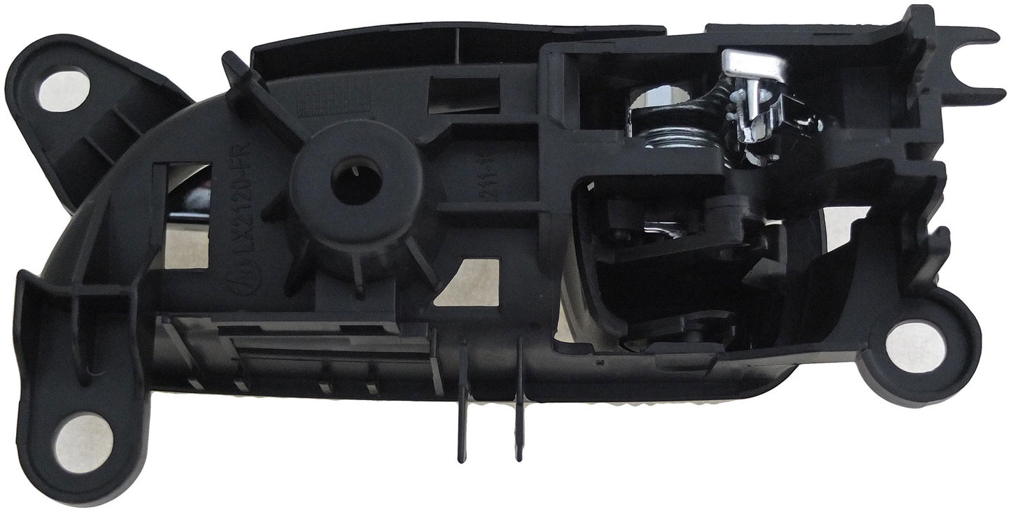 New Interior Door Handle Chrome Lever Black Housing - Dorman 79807