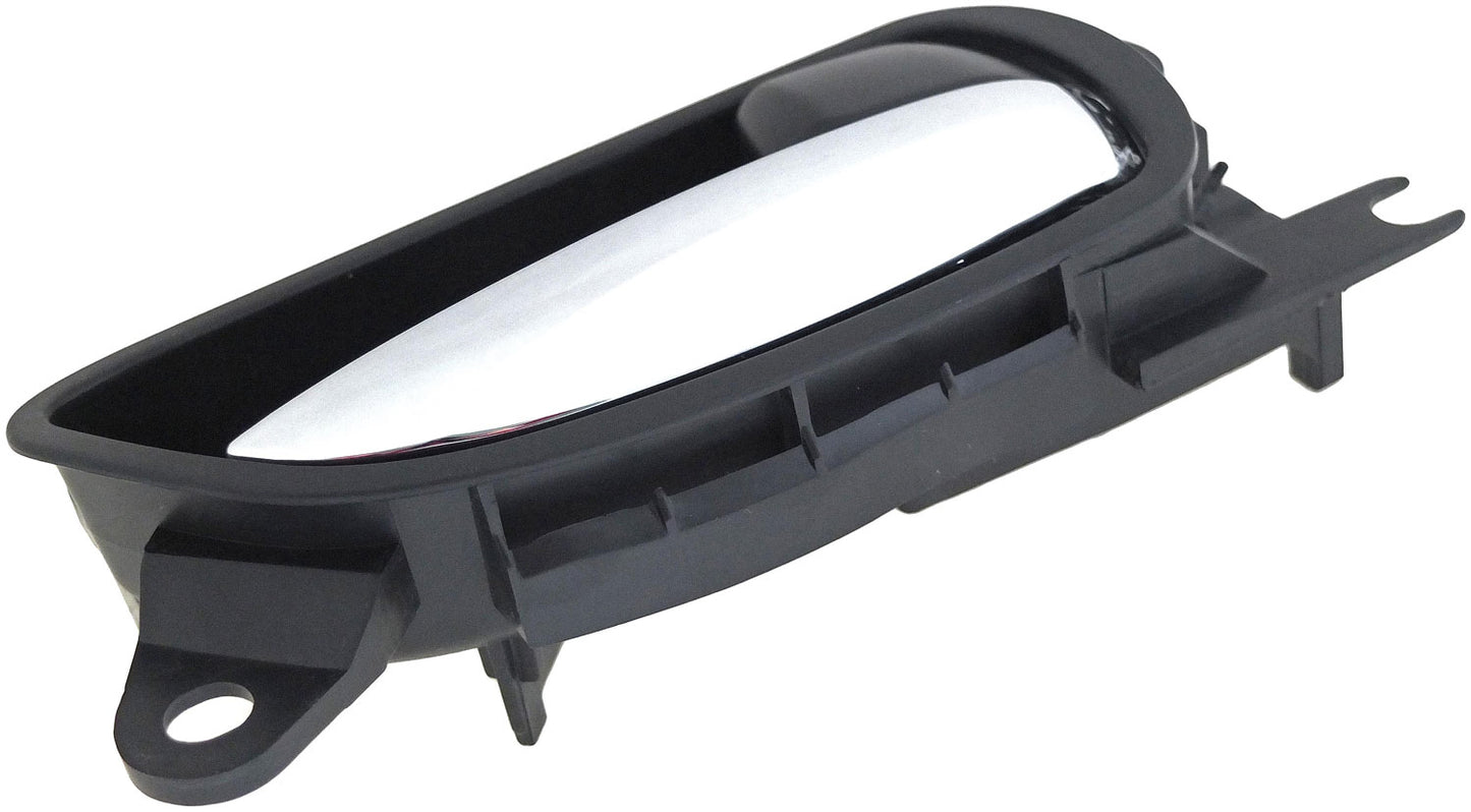 New Interior Door Handle Chrome Lever Black Housing - Dorman 79807
