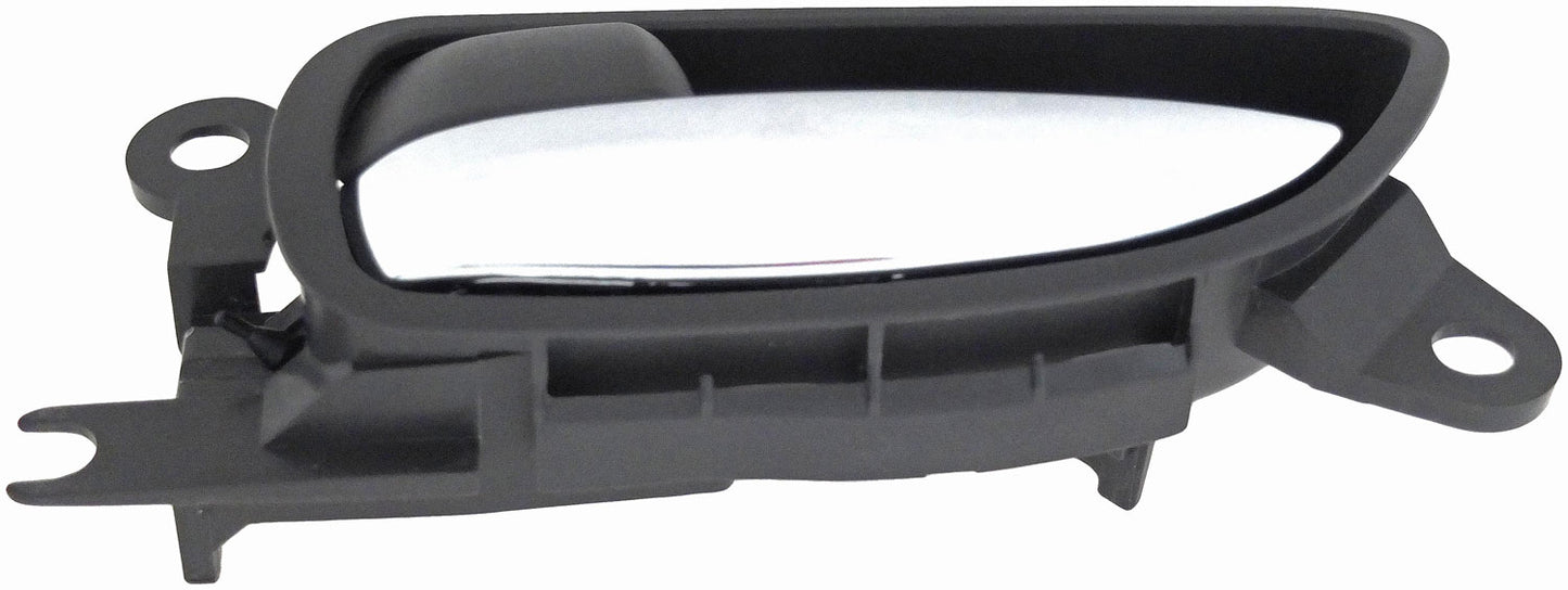 New Interior Door Handle Front Left Chrome Gray Housing - Dorman 79815