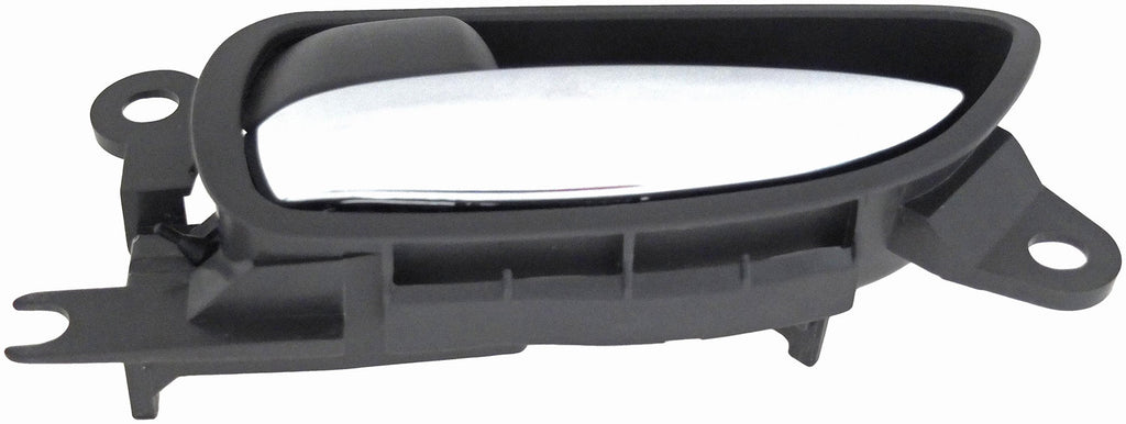 New Interior Door Handle Front Left Chrome Gray Housing - Dorman 79815