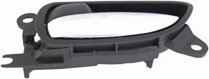 New Interior Door Handle Front Left Chrome Gray Housing - Dorman 79815