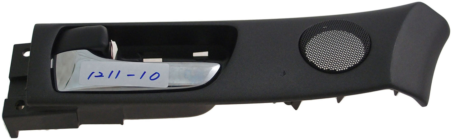 Int Door Handle Front Left w/o Memory Adjust System Chrome Lever Black - 79827
