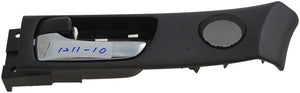 Int Door Handle Front Left w/o Memory Adjust System Chrome Lever Black - 79827