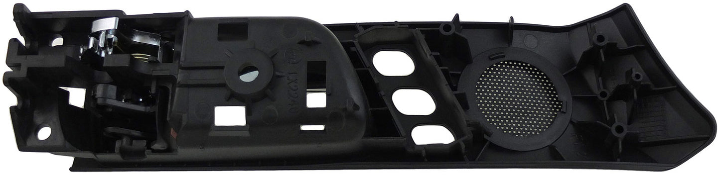 Int Door Handle Front Left w/ Memory Adjust System Chrome Lever Black - 79828
