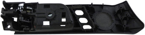 Int Door Handle Front Left w/ Memory Adjust System Chrome Lever Black - 79828