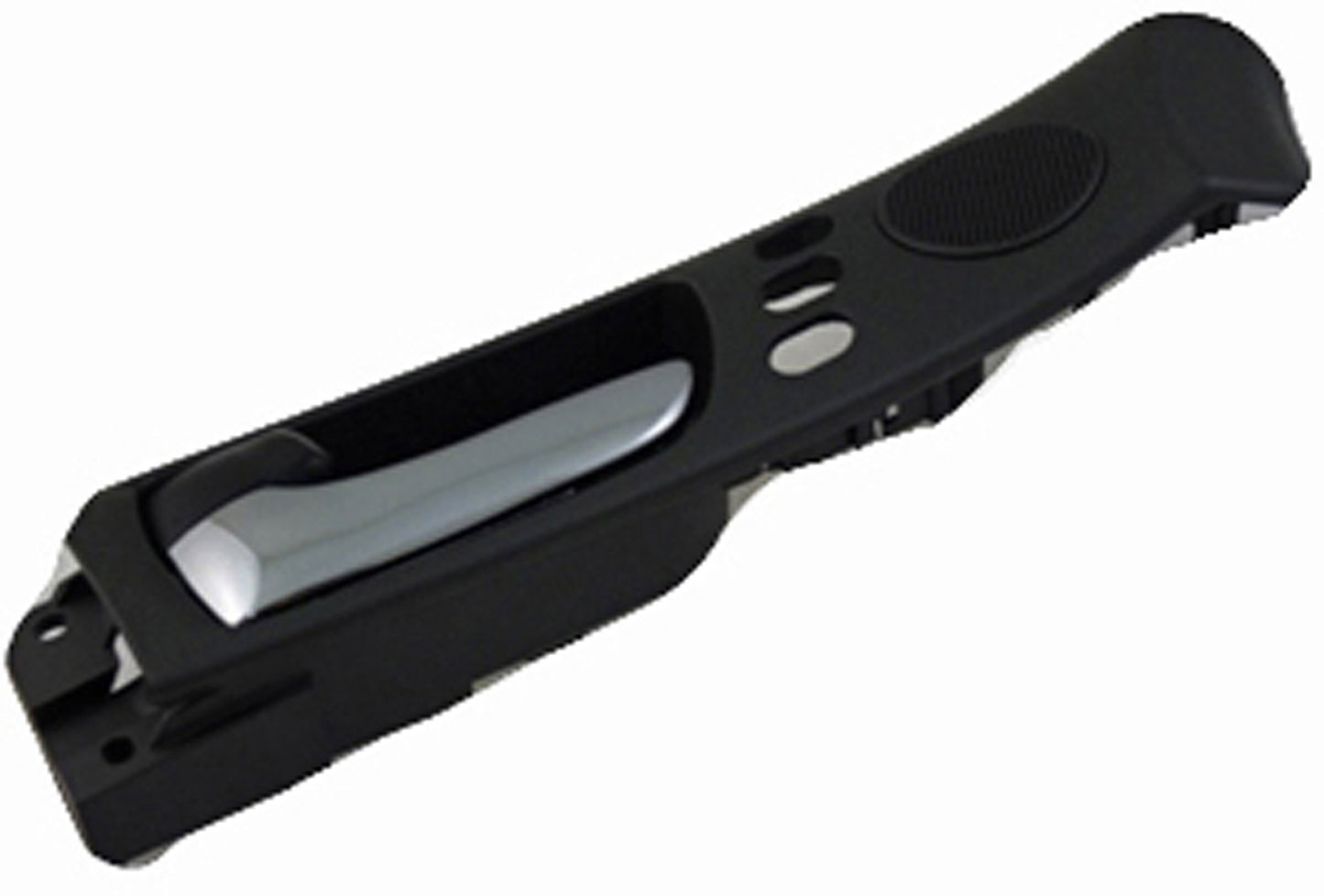 Int Door Handle Front Left w/ Memory Adjust System Chrome Lever Black - 79828