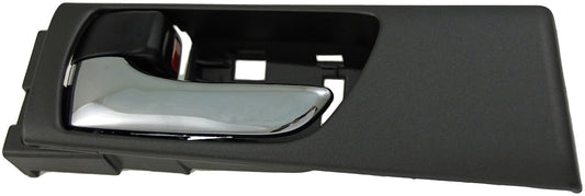 Interior Door Handle Rear Left Chrome Lever Black Housing - Dorman# 79830