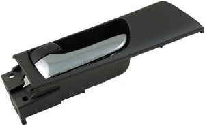 Interior Door Handle Rear Left Chrome Lever Black Housing - Dorman# 79830