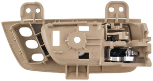 Int Door Handle Front Left Chrome Lever Beige Ivory Housing 3 Holes - 79848